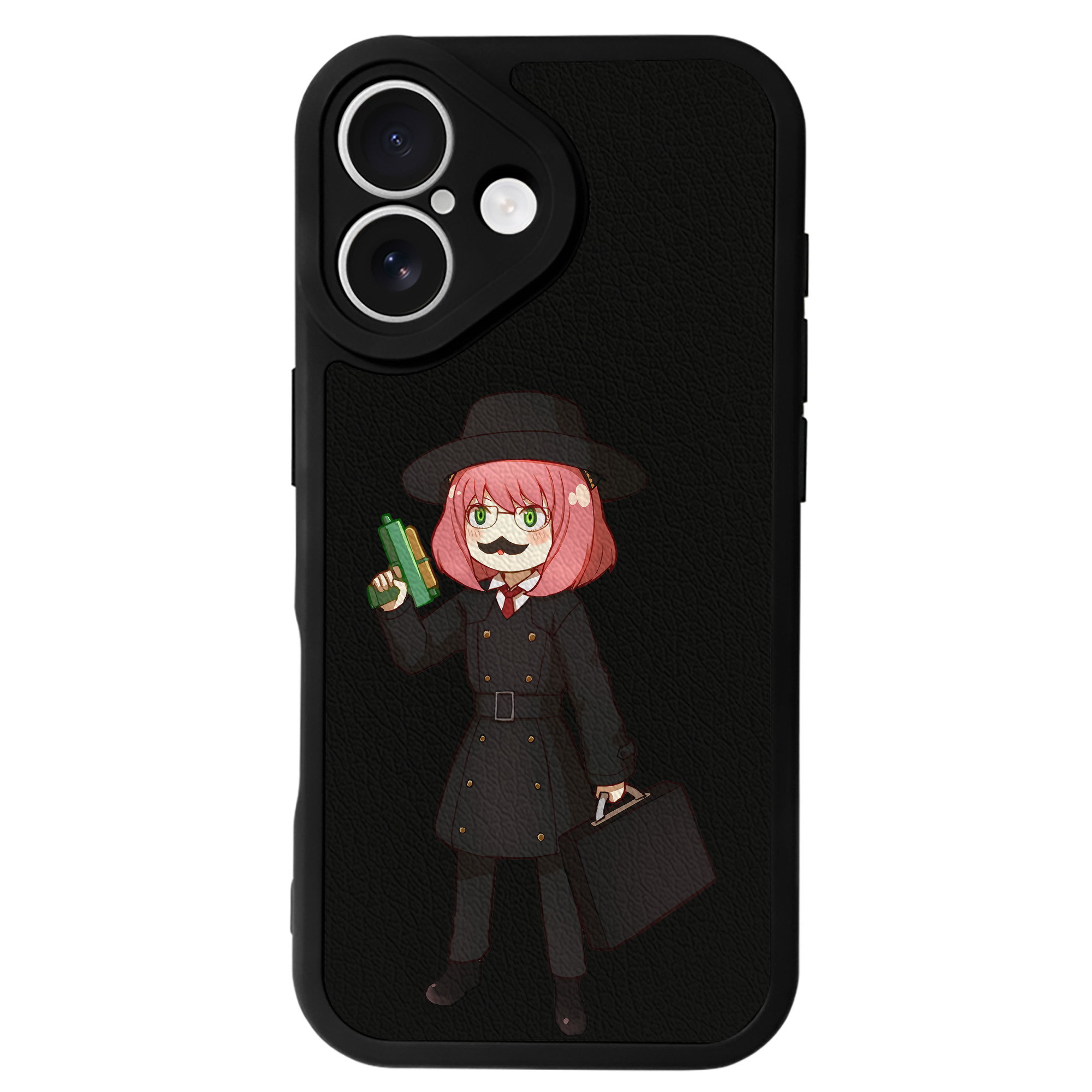 （画像用） SPY×FAMILY间谍家家酒 【iPhone 16シリーズ対応】シリコンスマホケース（レザー調） 材質：シリコン